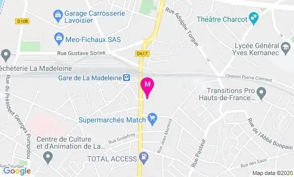 Localisation Dr Aline Croenne