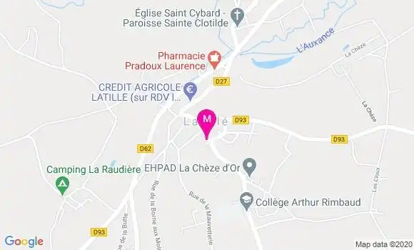 Localisation Dr Françoise Ounda Meybi Jourdain