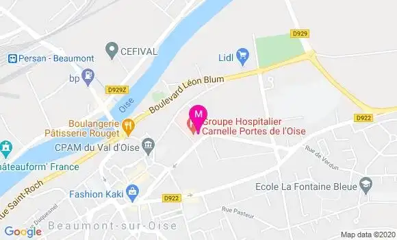 Localisation Dr Pascal Mathe