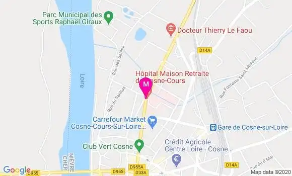 Localisation Dr Thierry Brock