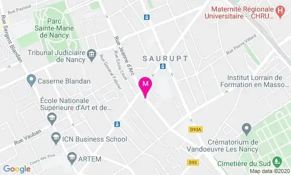 Localisation Dr Alain Cosson