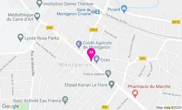 Localisation Dr Jacky Thouin