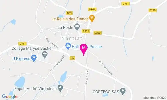 Localisation Dr Eric Gaspard