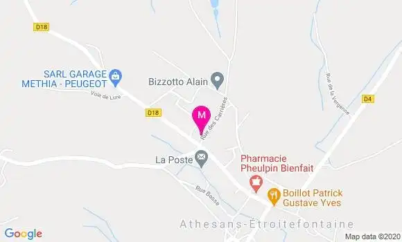 Localisation Dr Thierry Bachard