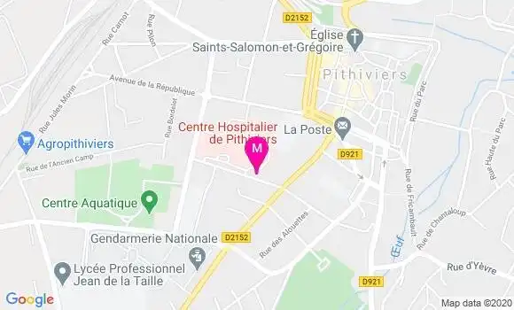 Localisation Dr Bouhadjar Benaicha