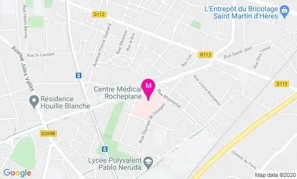 Localisation Dr Erick Callede