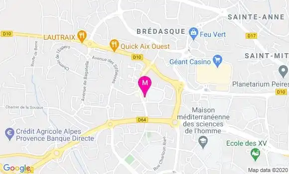 Localisation Dr Alain Coiffard