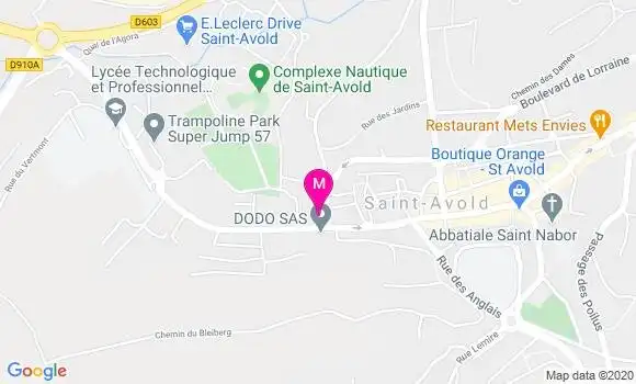 Localisation Dr Catherine Ehrsam