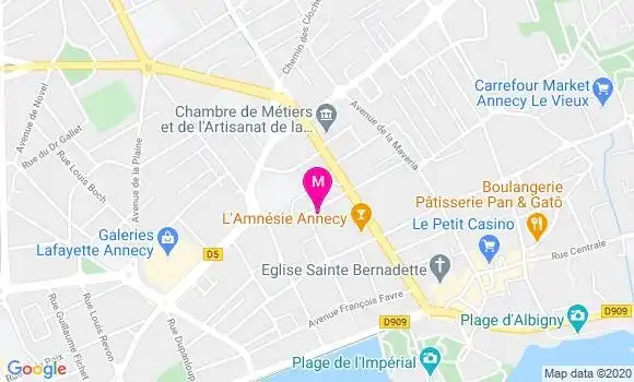 Localisation Dr Sophie Brouillard