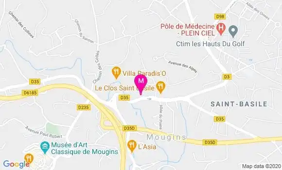 Localisation Dr Isabelle Coutelour
