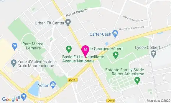 Localisation Dr Nadine Chartinier