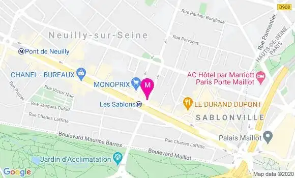 Localisation Dr Thierry Desgranges