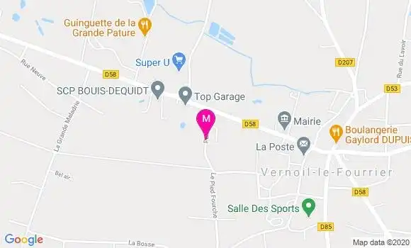 Localisation Dr Richard Lacroix