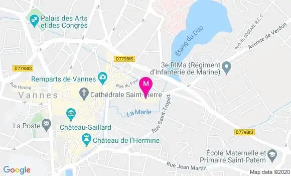 Localisation Dr Annie Le Donche