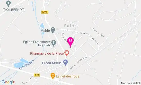 Localisation Dr Eric Dorn