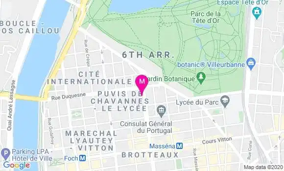 Localisation Dr Martine Devinant Levrat