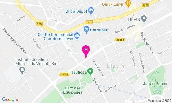 Localisation Dr Philippe Cuvelette
