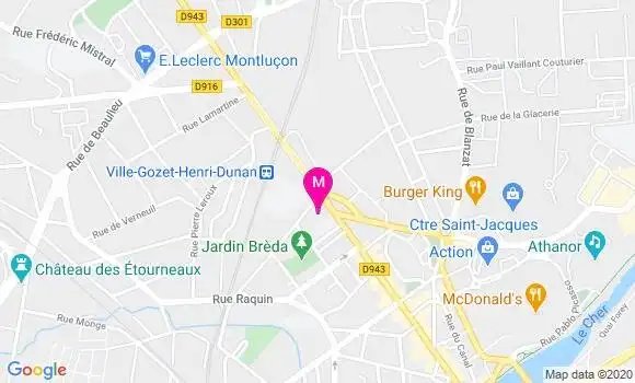 Localisation Dr Jacques Simonnet