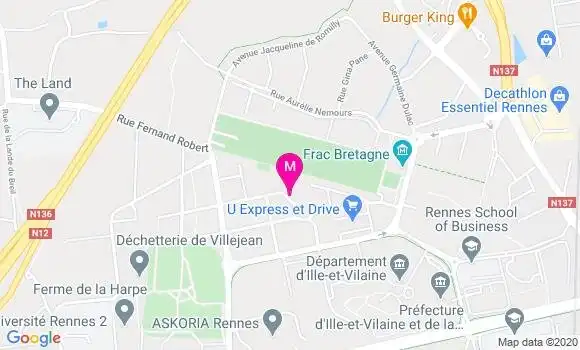 Localisation Dr Natacha Lamire