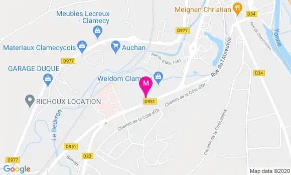 Localisation Dr Samuel Baboni