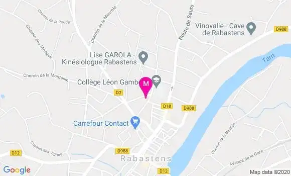 Localisation Dr Patrick Ferreiro