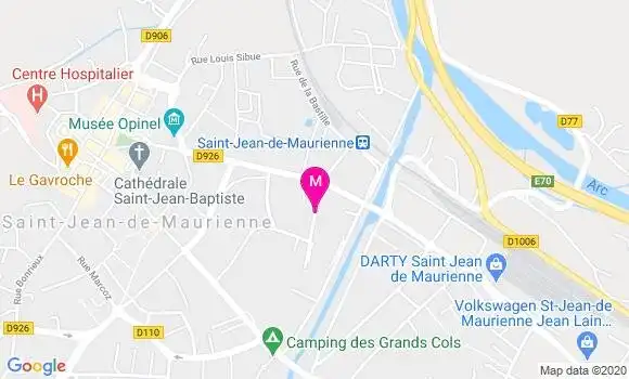 Localisation Dr Catherine Charvin David