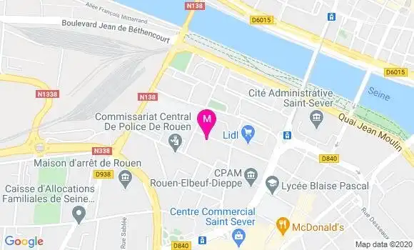 Localisation Dr Jeanne Claire Yrles