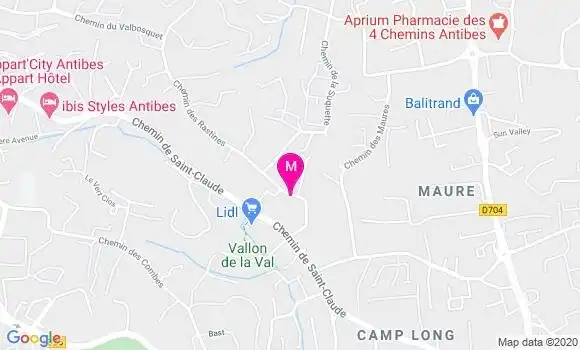 Localisation Dr Charles Chicheportiche