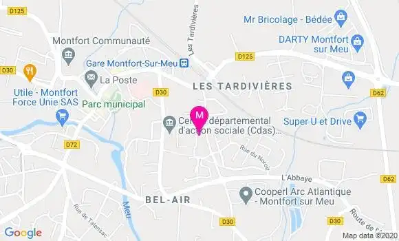 Localisation Dr Marie Laure Jouga
