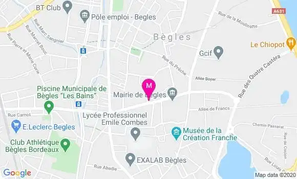 Localisation Dr Nacera Kaci Tebbouche