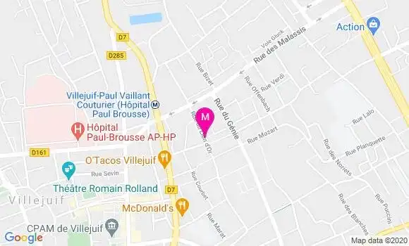 Localisation Dr Denis Gozlan