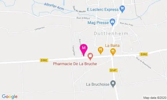 Localisation Dr Etienne Pace