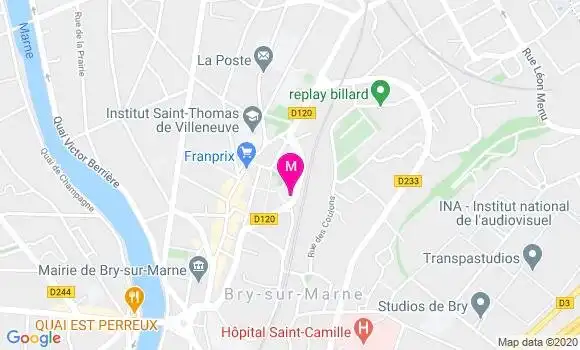 Localisation Dr Christine Flament