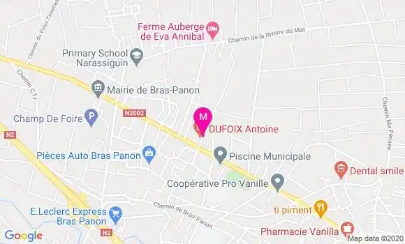 Localisation Dr Antoine Dufoix