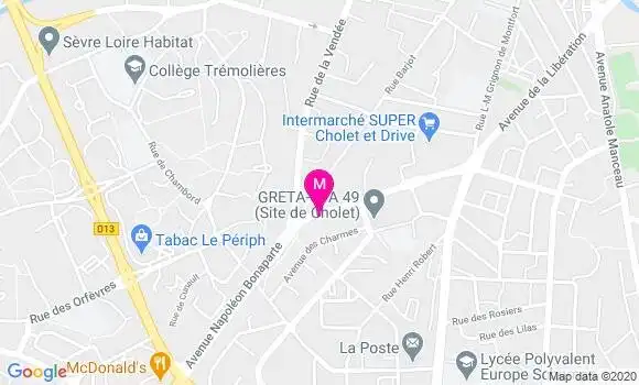 Localisation Dr Catherine Maillot