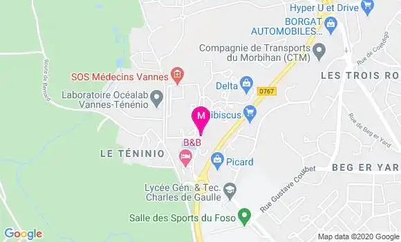 Localisation Dr Emmanuel Carre