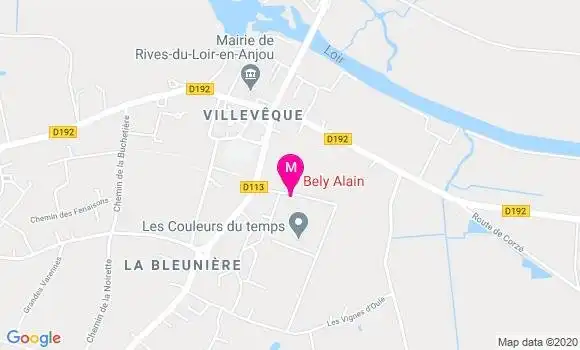 Localisation Dr Alain Bely