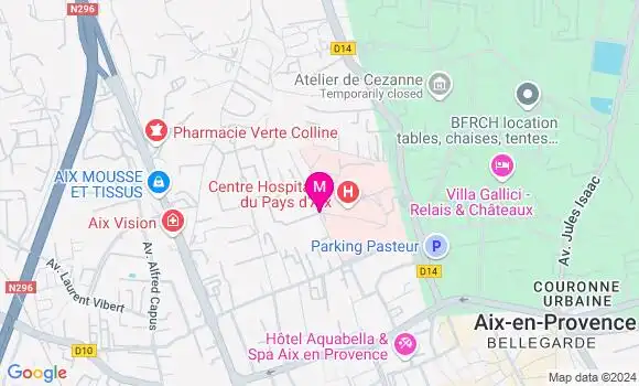 Localisation Dr Odile Porte Bellon