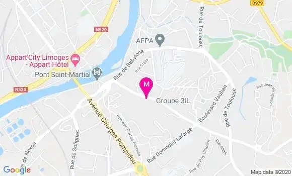 Localisation Dr Christelle Marchadier