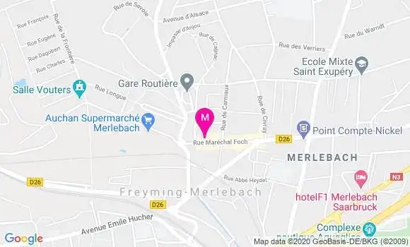 Localisation Dr Nadine Friedrich