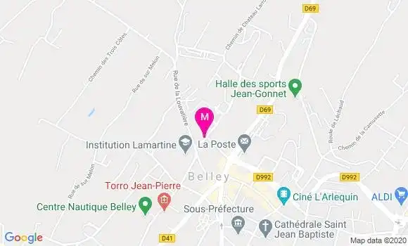 Localisation Dr Alain Honore