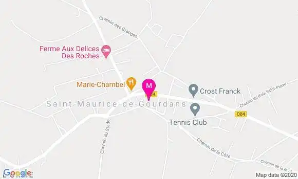 Localisation Dr Philippe Miachon