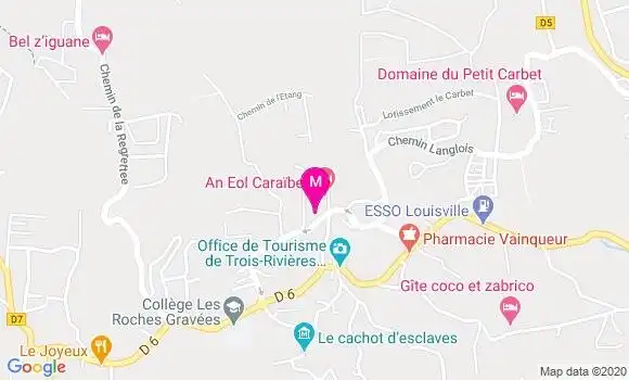 Localisation Dr Yanick Tirolien
