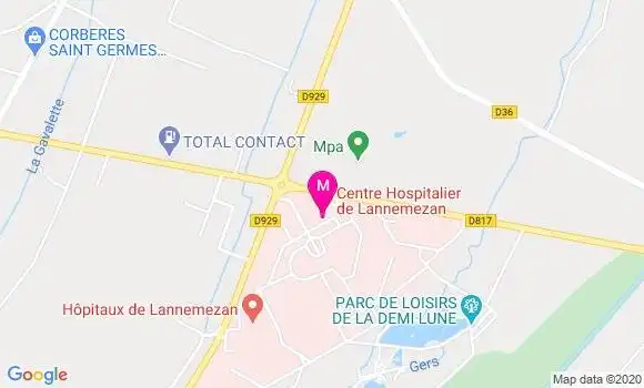 Localisation Dr Laurent Dugas