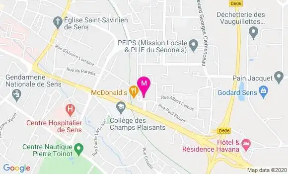 Localisation Dr Rachid Bordji
