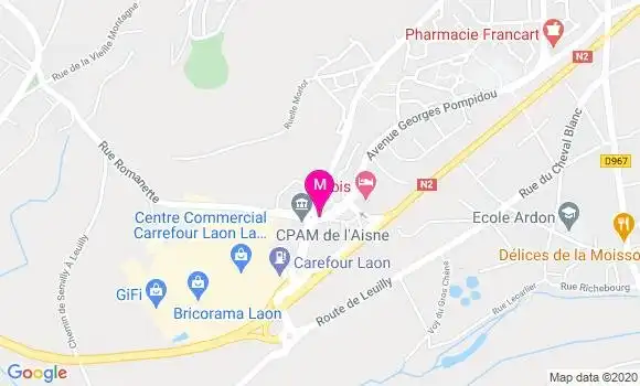 Localisation Dr Laurence Notheaux
