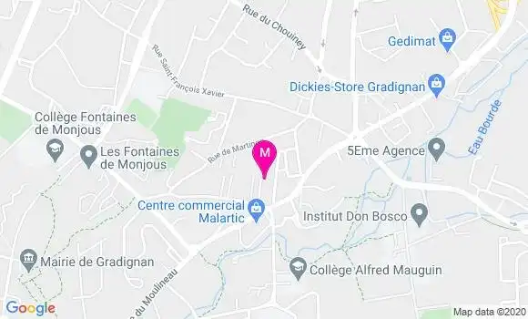 Localisation Dr Sylvie Brunet
