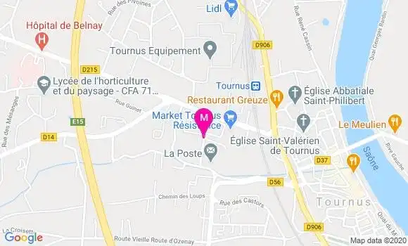 Localisation Dr Philippe Peyraud