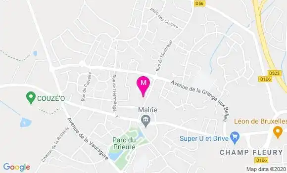 Localisation Dr Hubert Pinon
