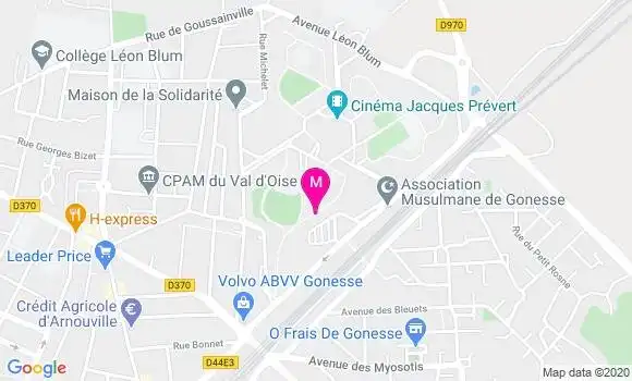 Localisation Dr Mamadou Bah